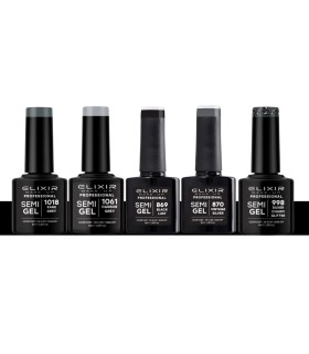 Vernis semi-permanent - GRIS NOIR