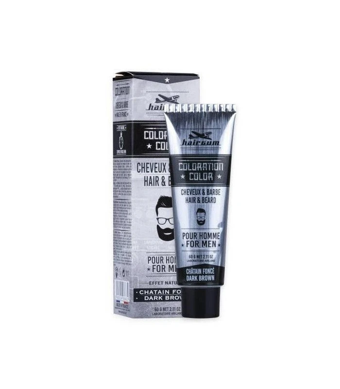 Coloration homme cheveux et barbe 60g - Hairgum