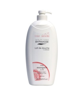Lait de douche CARESSE - rose musquée - 2 litres