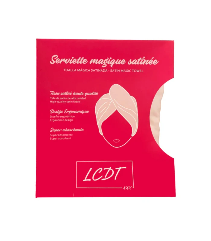 Serviette pour cheveux en satin