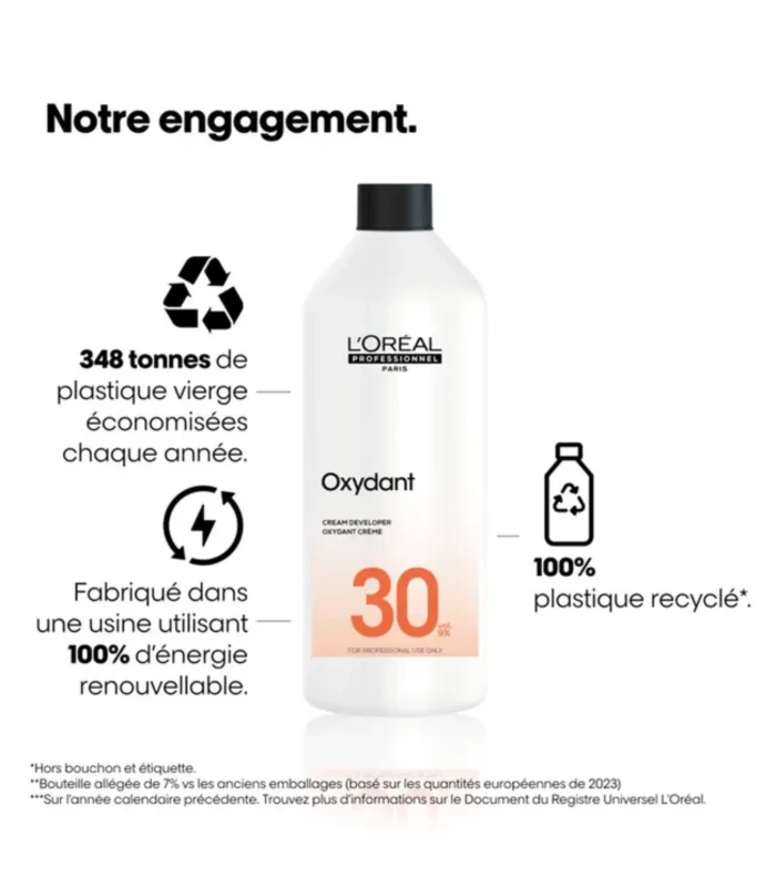 Oxydant Crème 30 VOL 1000 ml - L'Oréal Professionnel