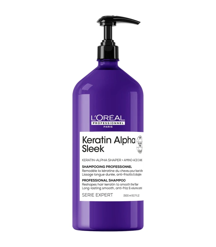 KERATIN ALPHA SLEEK - Shampoing disciplinant