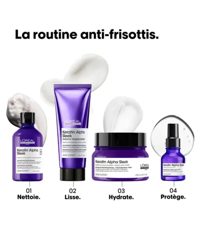 KERATIN ALPHA SLEEK - Soin transformatif lissant - 200ml