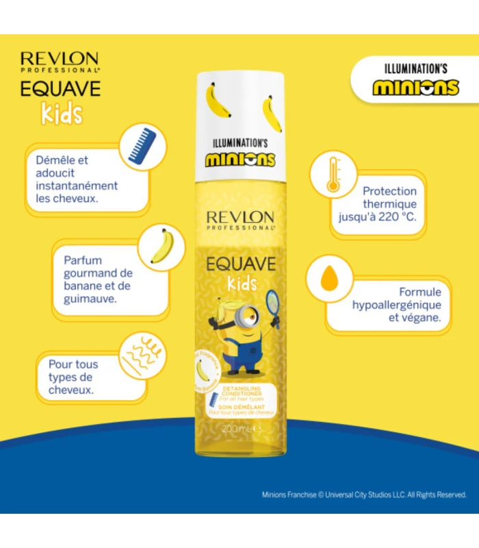 EQUAVE KIDS - Spray démêlant sans rinçage - MINIONS - 200ml