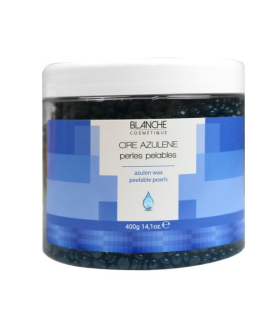 Pot de Cire Azulène perles pelables 400g - BLANCHE COSMÉTIQUE