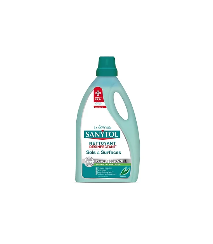 Sanytol Nettoyant sol à l'eucapyptus - 5Litres - SANYTOL PROFESSIONNEL