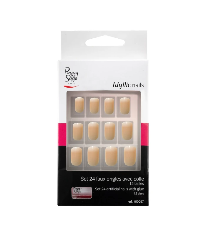 Kit 24 faux ongles Idyllic nails - Baby boomer