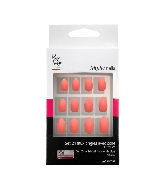 Kit 24 faux ongles Idyllic nails - Pink stiletto