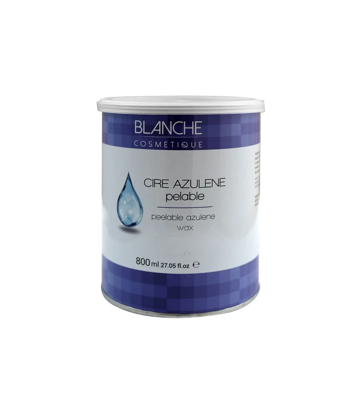 Pot de Cire Azulène perles pelables 800g - BLANCHE COSMÉTIQUE