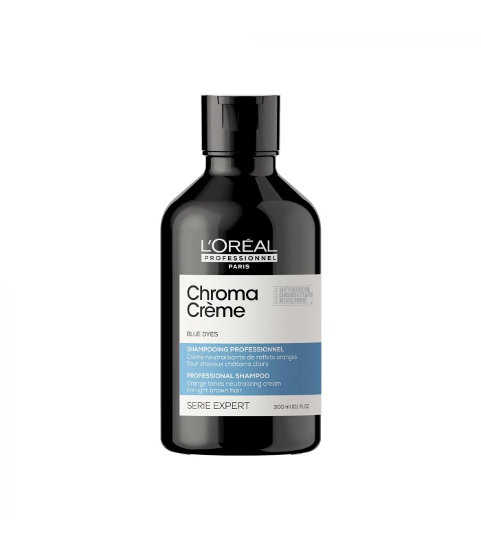 Série Expert - Shampoing bleu neutralisant de reflets orangés - Série Expert Chroma Crème - 300ml