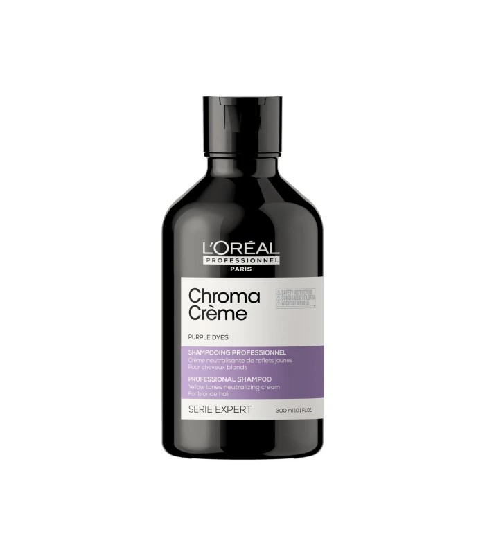 Série Expert - Shampoing violet neutralisant de reflets jaunes - Serie Expert Chroma Crème - 300ml