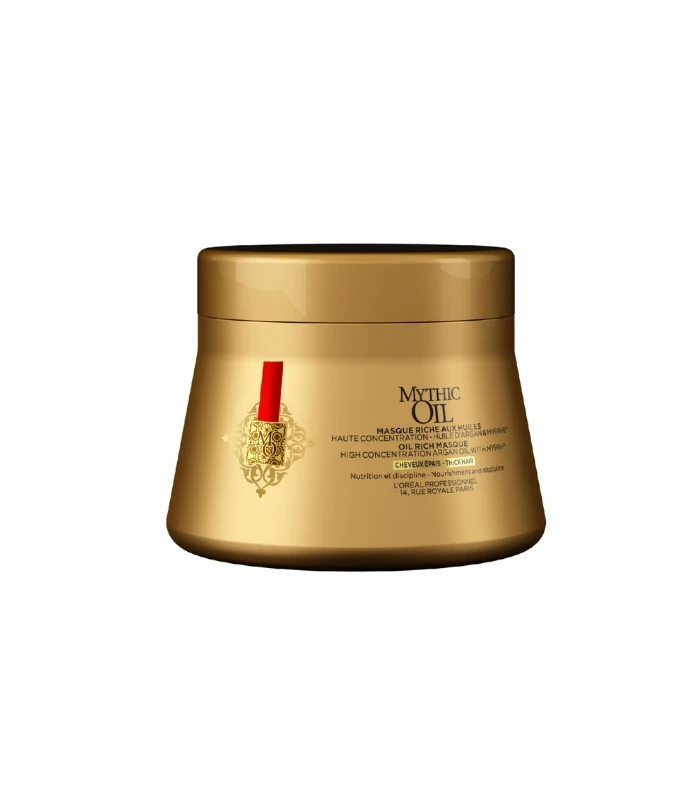 Mythic Oil Masque Riche aux Huiles Cheveux Épais 200ml - L'OREAL PROFESSIONNEL