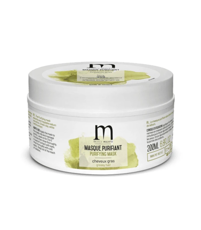 Masque Purifiant Cheveux Gras - Mulato - 200ml