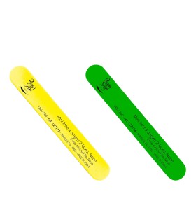 Mini Lime A Ongles Néon 2 Faces