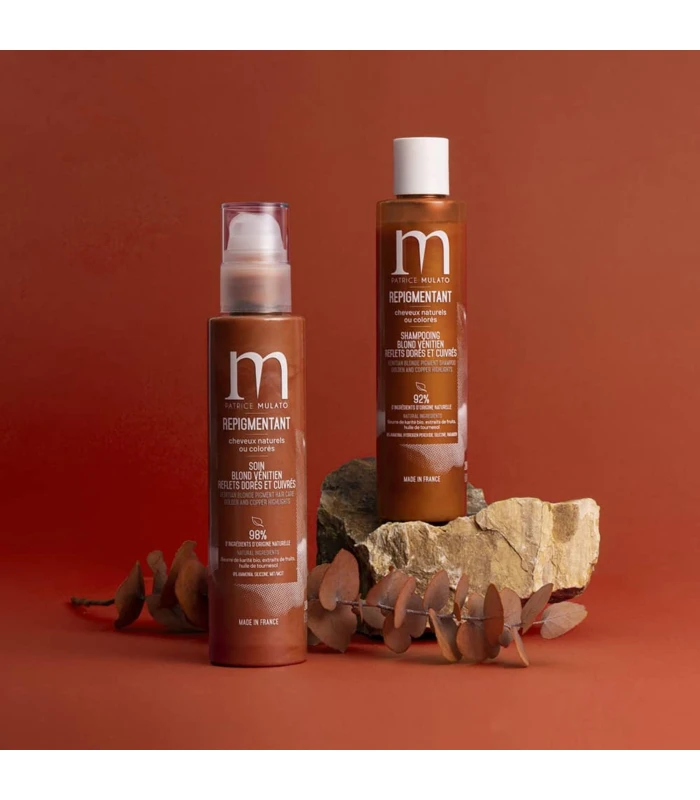 Duo shampoing + soin repigmentant naturel - Mulato