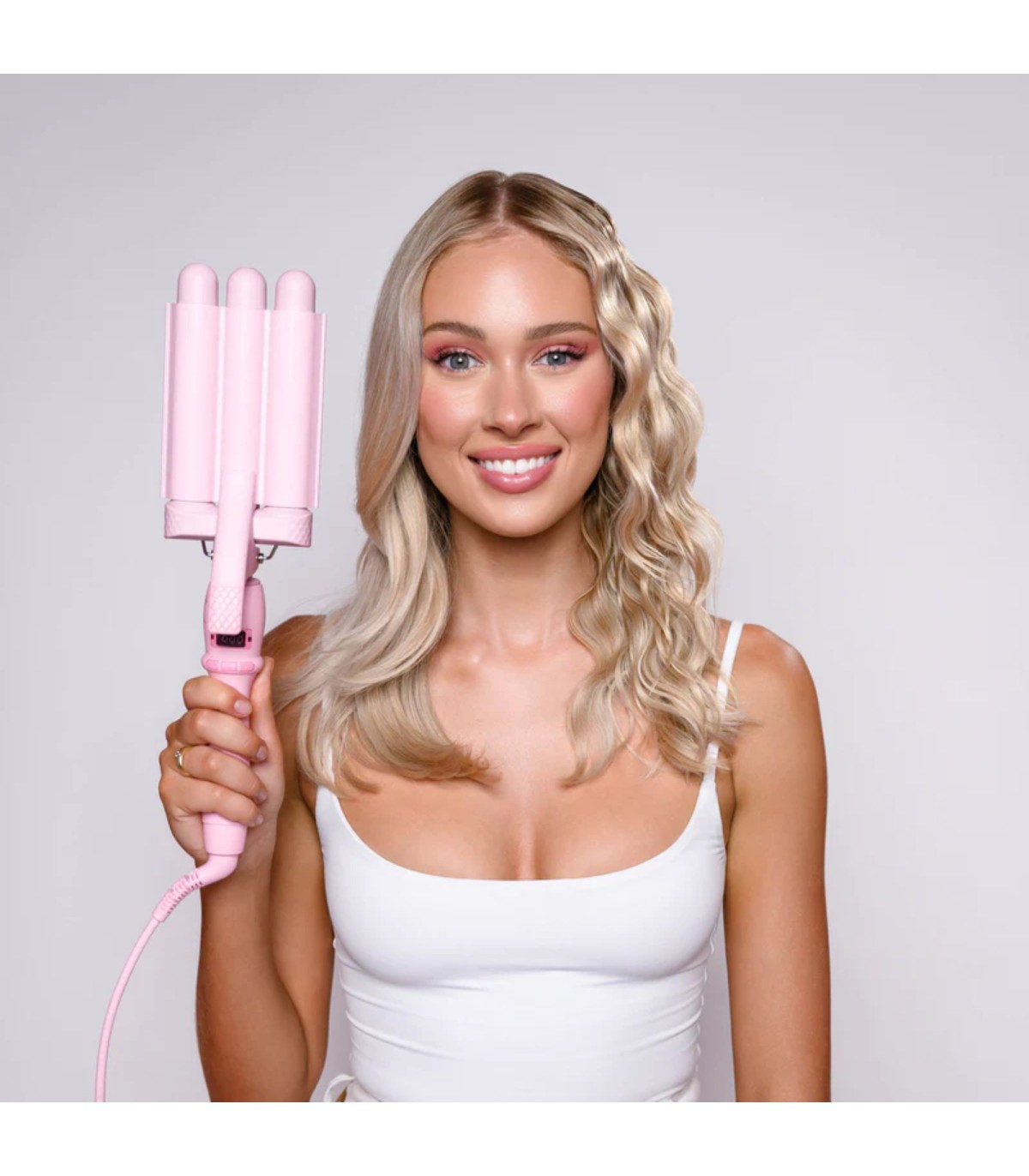 Fer à onduler Waver Pro Hair - 25 mm - rose - MERMADE