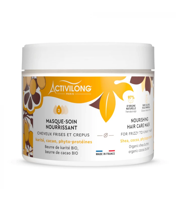 Masque soin nourissant - Karité Cacao et phyto-protéine  - 300ml
