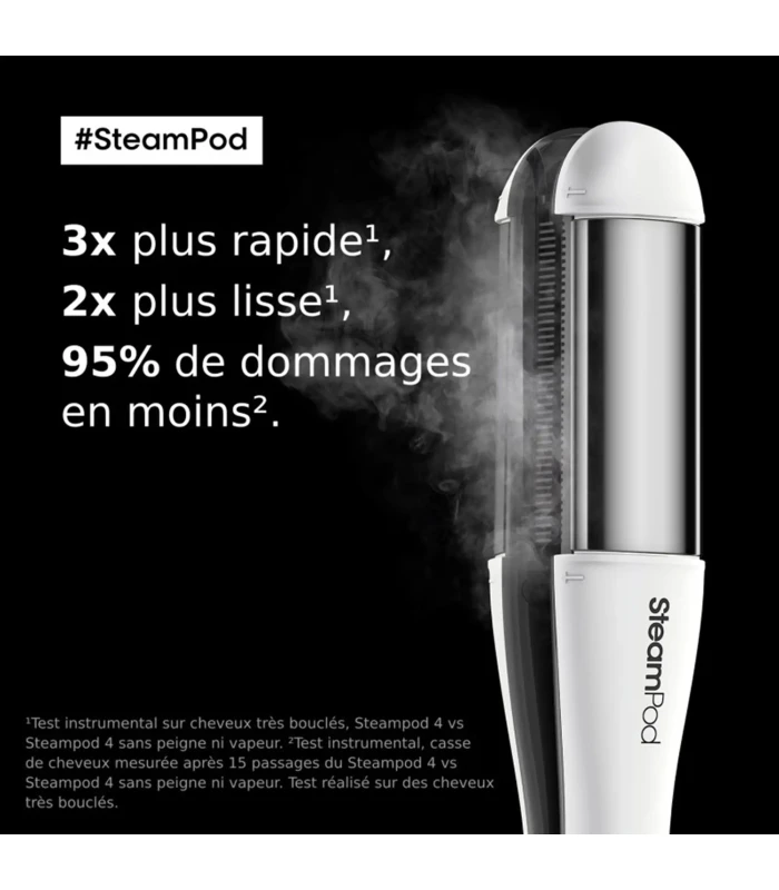 Lisseur boucleur vapeur STEAMPOD 4.0