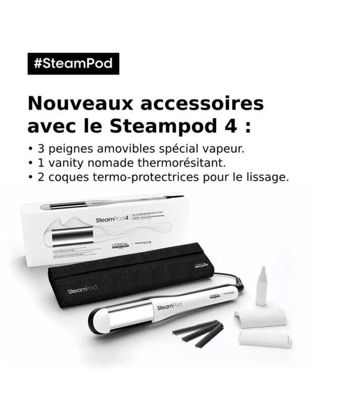 Lisseur boucleur vapeur STEAMPOD 4.0