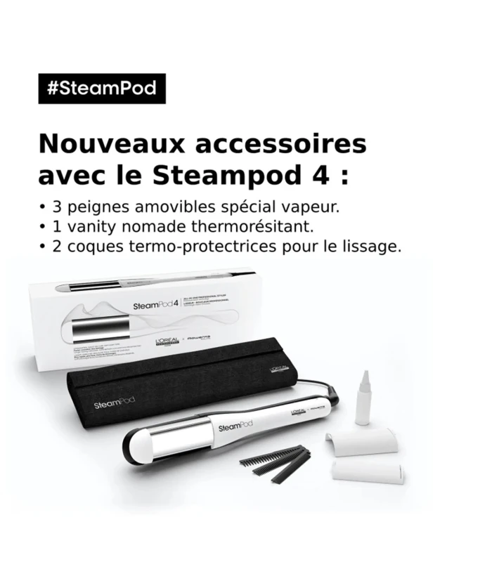Lisseur boucleur vapeur STEAMPOD 4.0