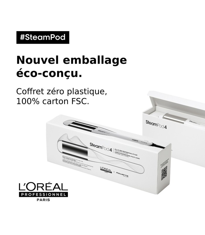 Lisseur boucleur vapeur STEAMPOD 4.0