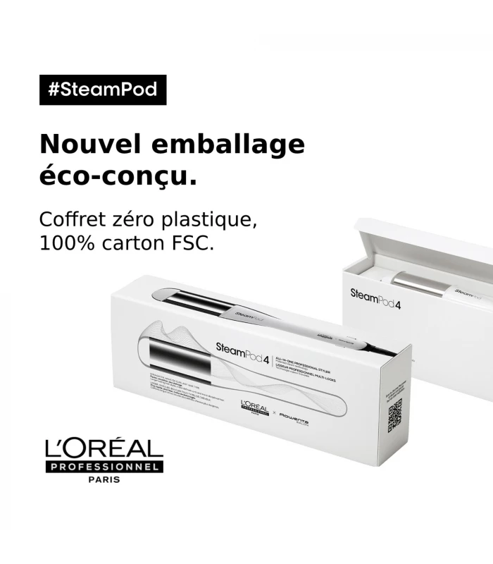 Lisseur boucleur vapeur STEAMPOD 4.0