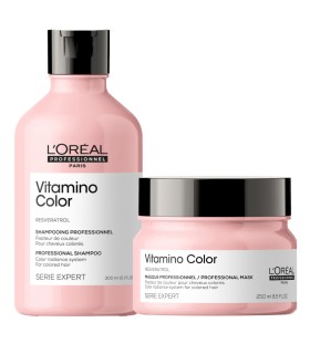 Routine capillaire - duo - Série Expert - Vitamino Color