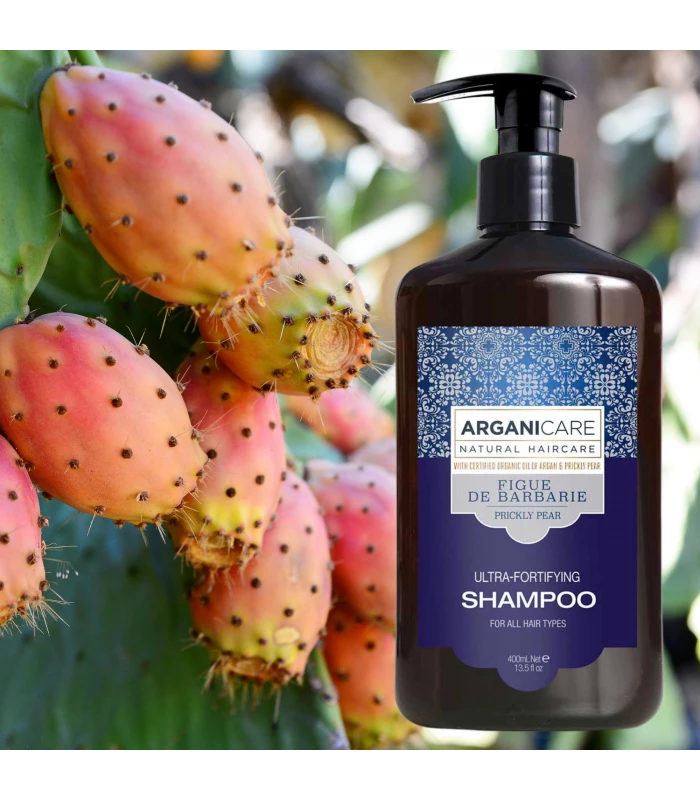 Shampoing fortifiant figue de barbarie - ARGANICARE - 400ml