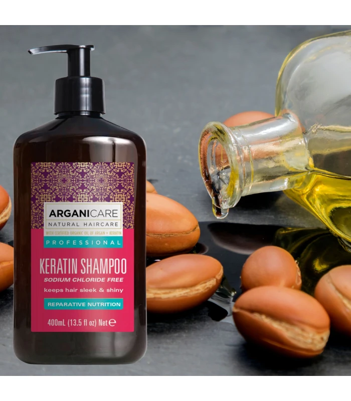 Shampooing réparateur et nutritif ARGAN KERATINE