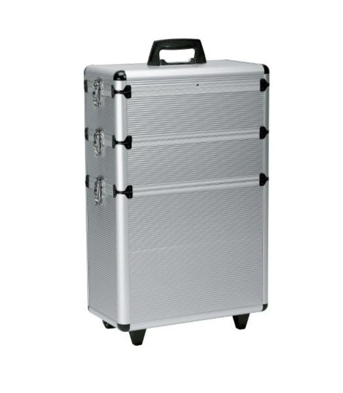 Valise Alu 3 Parties Avec Roulettes 65X43X22