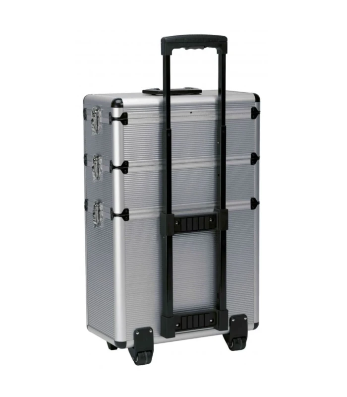 Valise Alu 3 Parties Avec Roulettes 65X43X22