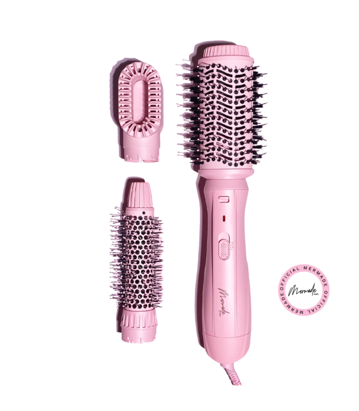 Brosse à brushing embouts interchangeables