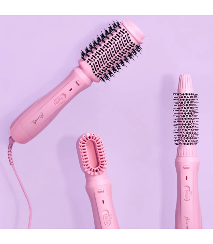 Brosse à brushing embouts interchangeables