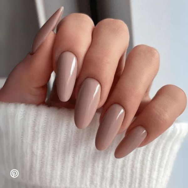 ongles nail art beige