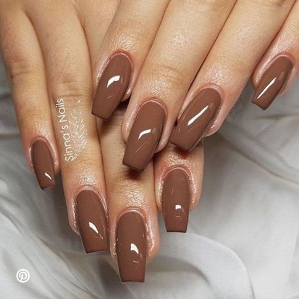 ongles nail art chocolat